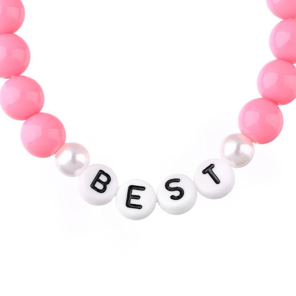 Solighter Bead Gelang Hadiah Perhiasan Gadis Plastik/resin