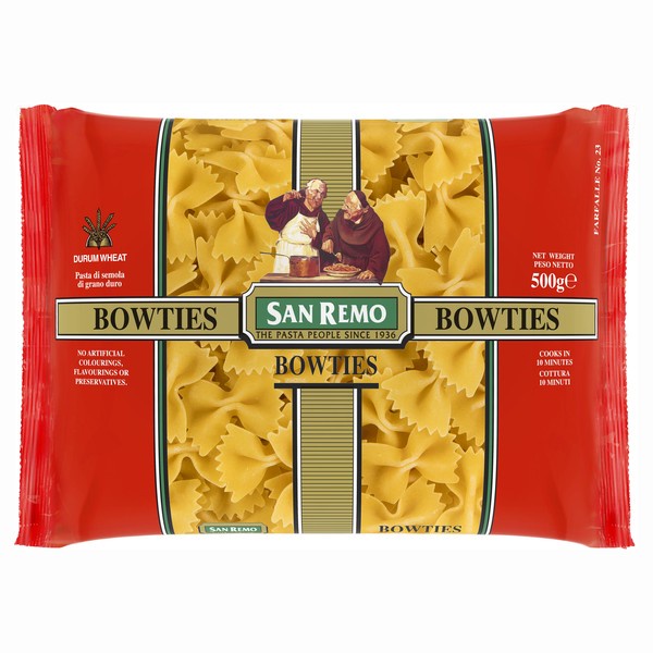 

San Remo Pasta Bowties 500 Gr