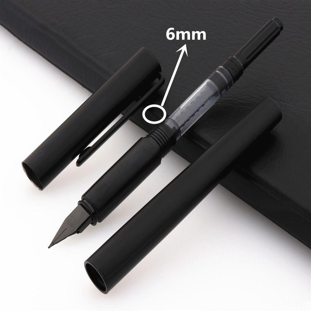 Mxbeauty Fountain Pen Hadiah Tinta Hitam Perlengkapan Tulisan Kantor Tulisan Sekolah Kaligrafi Pulpen