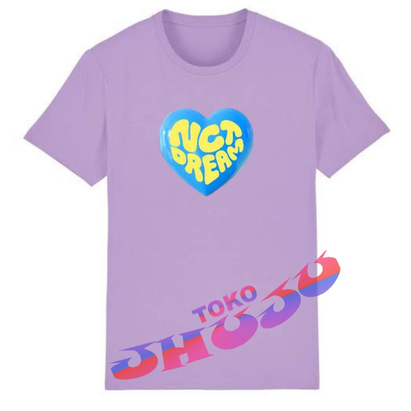 Baju T shirt NCT Dream Love Blue besar print DTF