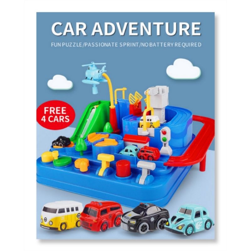 Mainan Anak Mobil-mobilan Car Adventure Mini 4 mobil kecil | Shopee