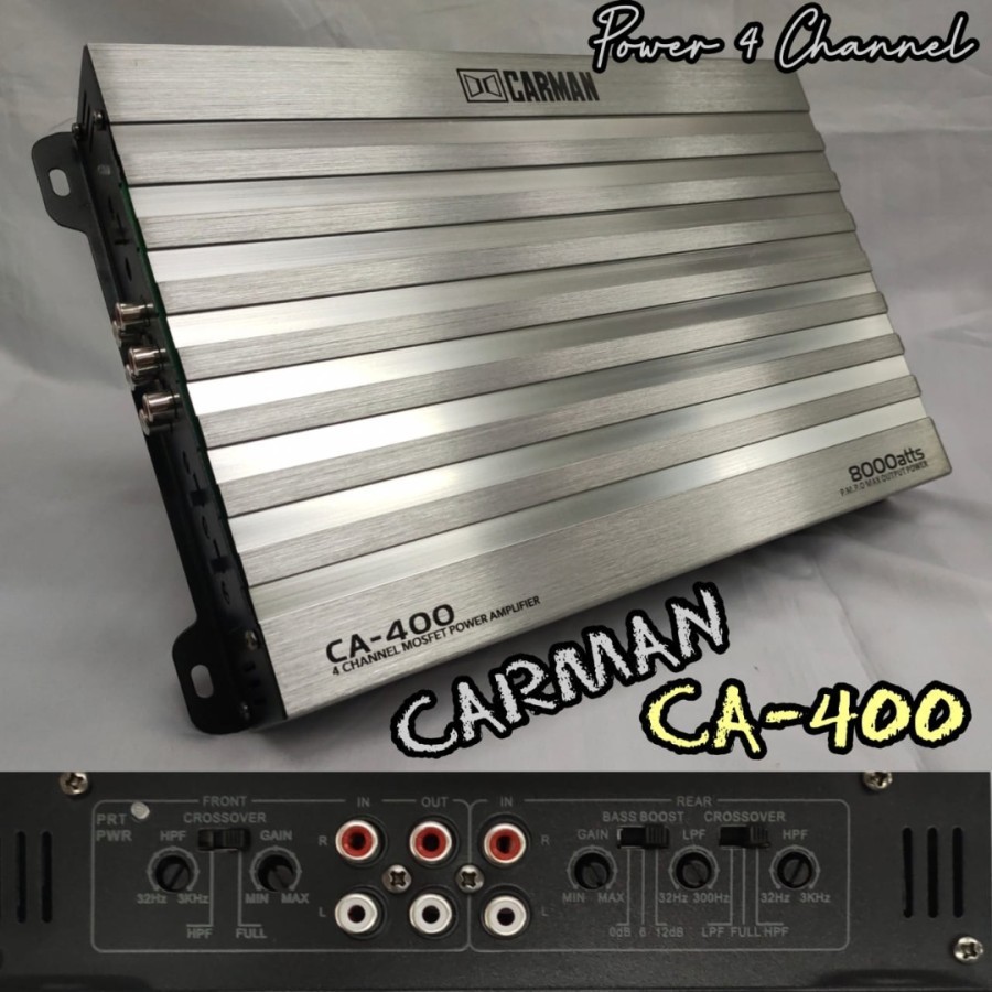 Power Amplifier Mobil Carman CA 400 8000watt 4channel