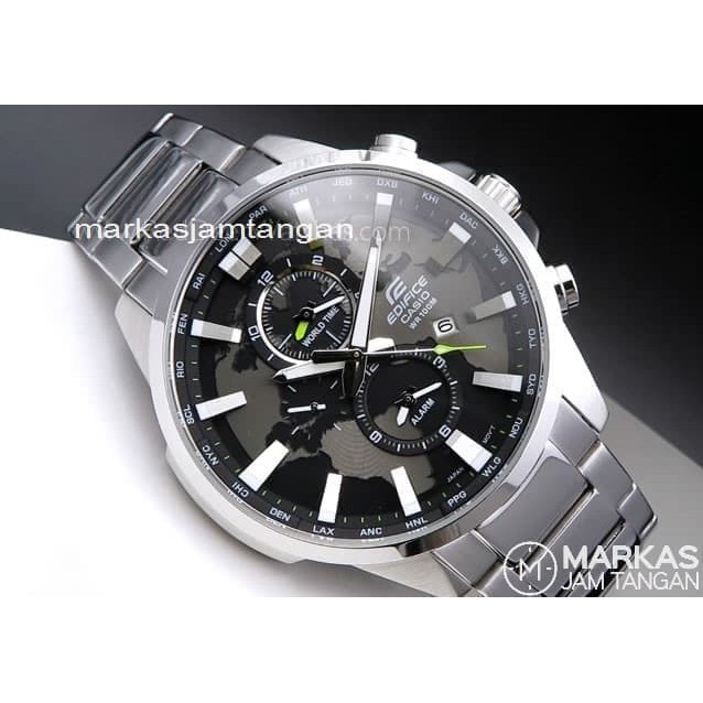 Jam Tangan Pria Casio Edifice EFR-303 Chronograph Stainless Steel