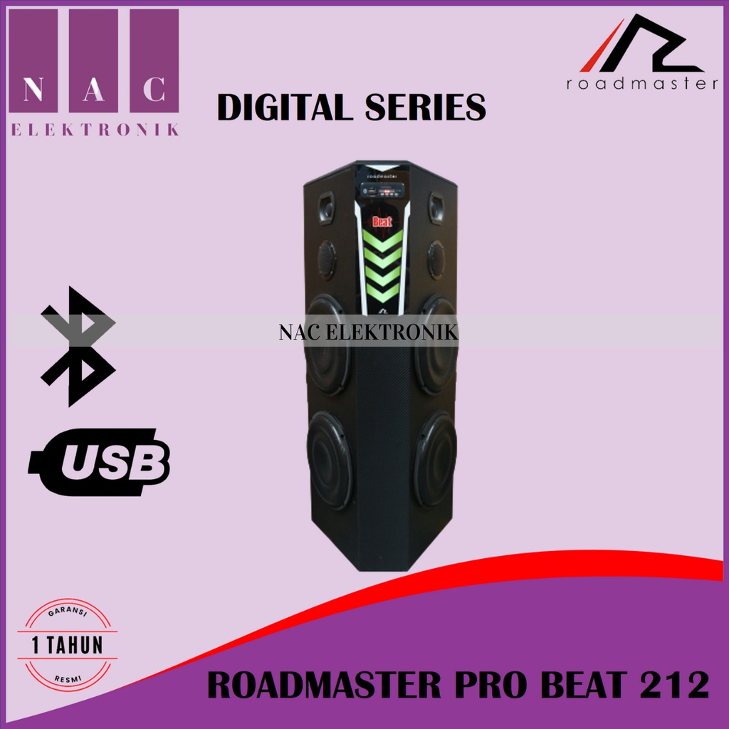 ROADMASTER SPEAKER AKTIF PRO BEAT 212 -  DIGITAL SERIES
