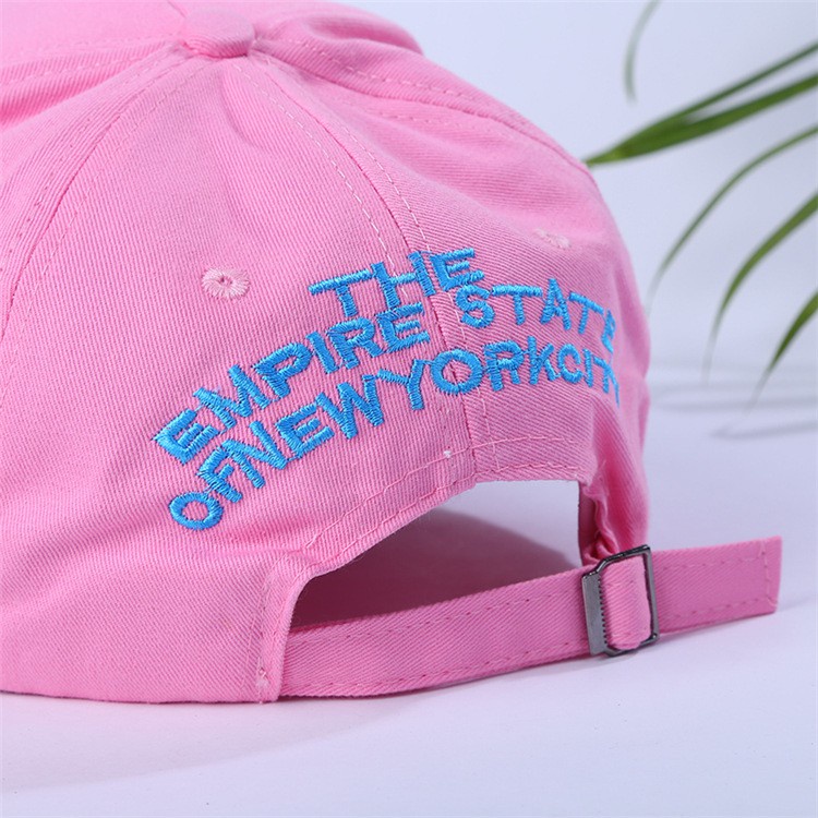 Topi Baseball Adjustable Motif Bordir Tulisan Nyc Gaya Kasual Untuk Pria Dan Wanita