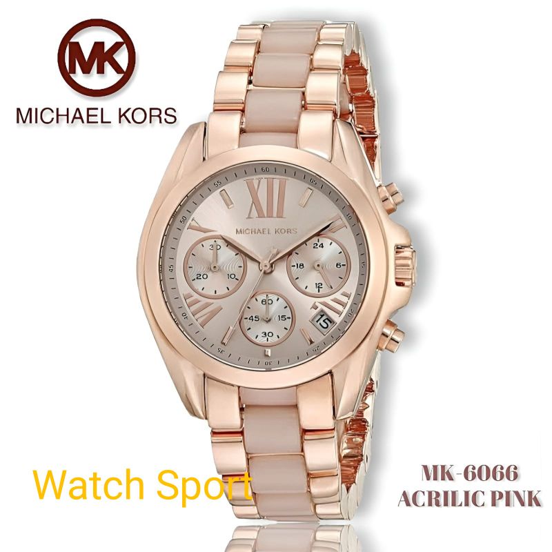 Jam Tangan Wanita Merk Michael Kors Type MK-6066 Original Baterai