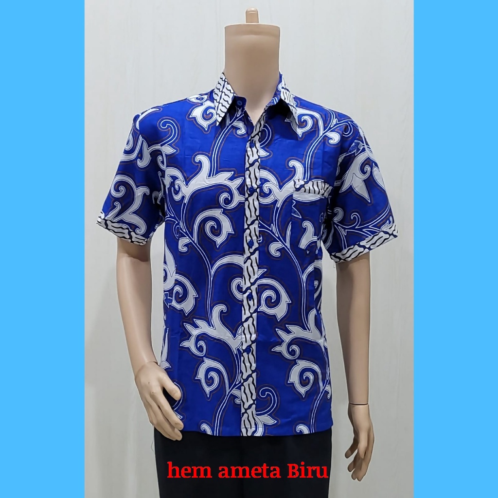 BATIK COUPLE KELUARGA SARIMBIT PASANGAN MUDA AYAH IBU ANAK  PREMIUM FAMILY JUMBO MODERN MURAH KEKINIAN TERBARU TUNIK DRESS AMETA BIRU CAMISOLA CLOTHING