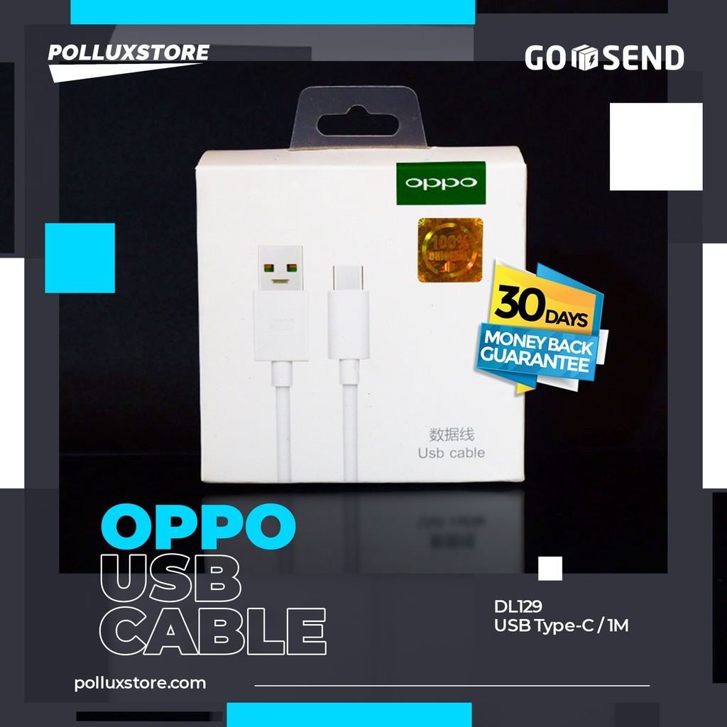 Kabel Data / Charger Oppo Tipe C original 100 %