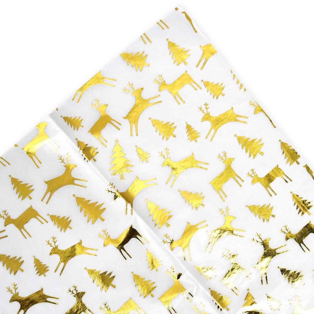

W! Accessories Kertas Kado Tissue (5pcs) Rusa Gold 53460507