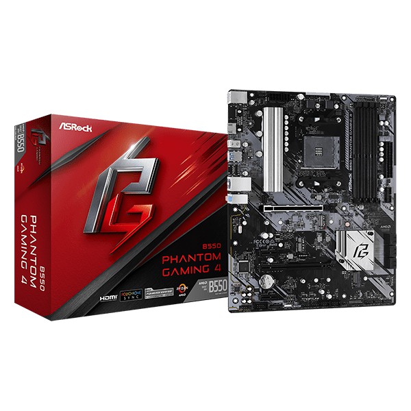 MOTHERBOARD ASROCK B550 PHANTOM GAMING 4 AM4