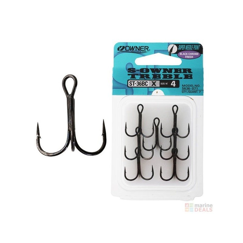 Kail Pancing Hook  OWNER TREBLE ST-36BC-X