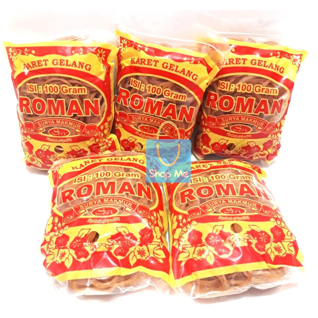 Karet Gelang ROMAN Kuning 100gram Murah Shopee Indonesia Karet Gelang ROMAN Kuning 100gram Murah Shopee Indonesia