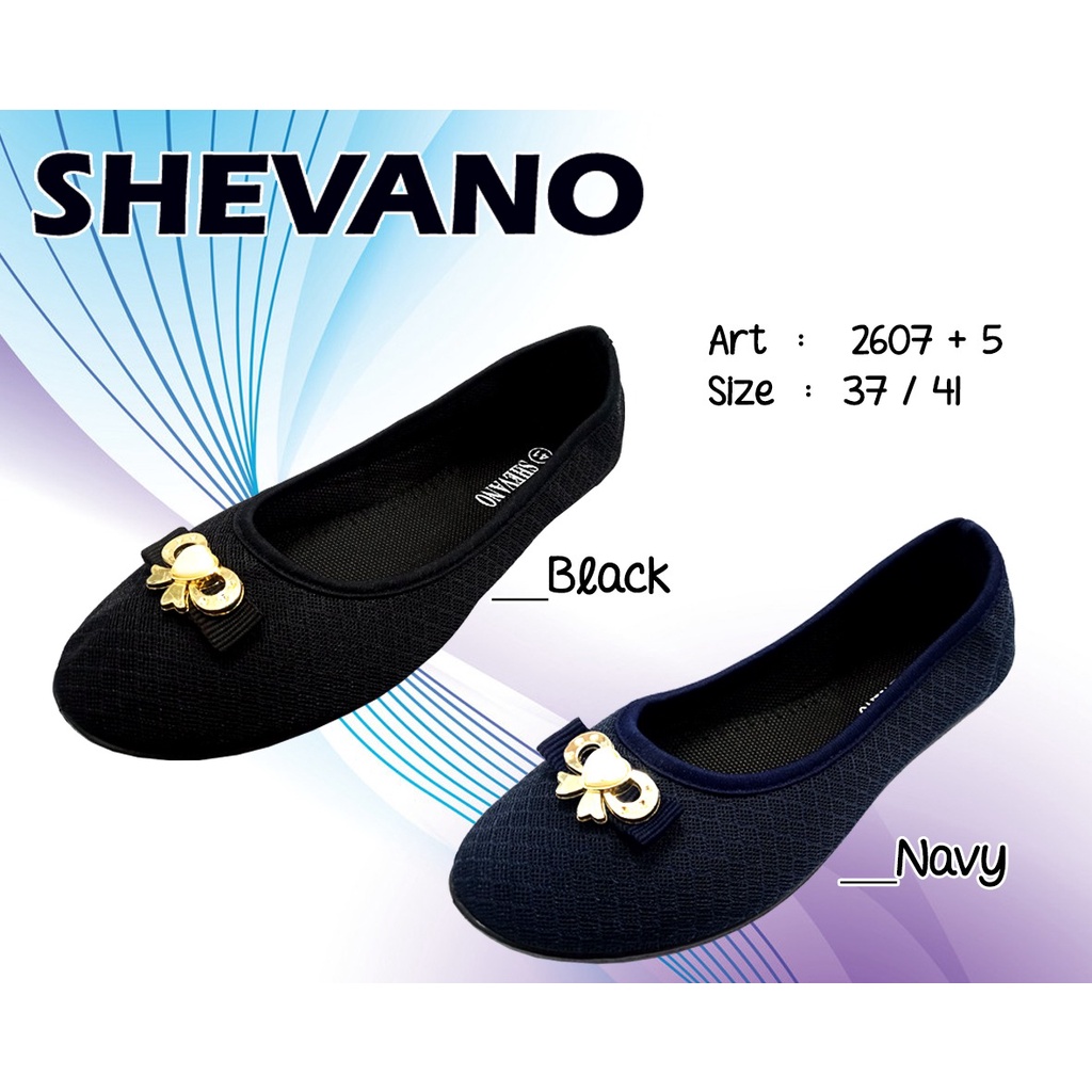 CUCI GUDANG SEPATU FLATSHOES KEKINIAN BEST SELLER SHEVANO 2607-7 DAN SHEVANO 2607 BJ-4 DAN SHEVANO 2607-5 ( KNS )