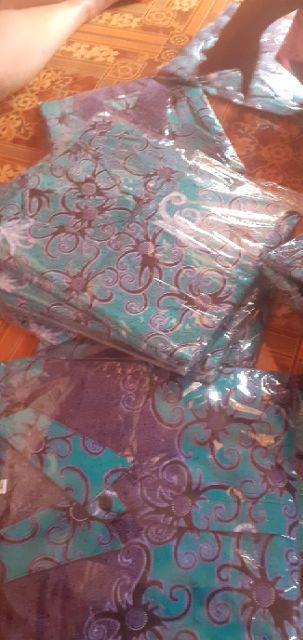 Batik Couple Keluarga Sania Ruffle Ori Ndoro Jowi Dnt Motiv Cumi Tosca
