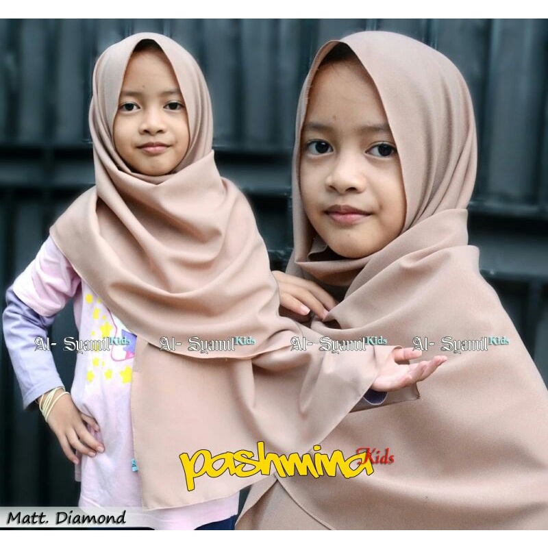 Hijab Pashmina Anak - Hijab Pashmina Anak Instant - Pashmina Anak 3-8 Tahun