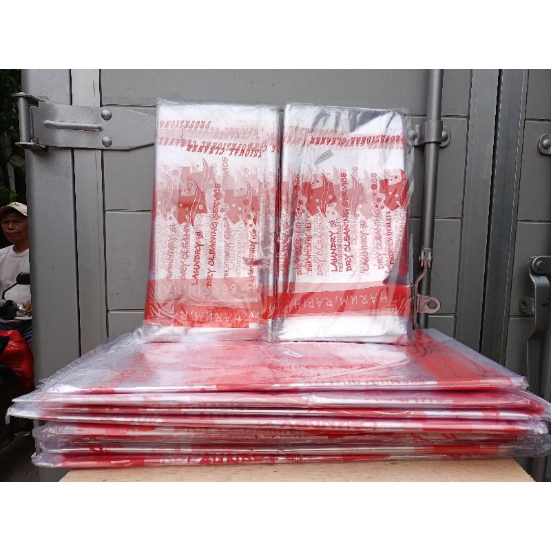 PP ORI Sablon Plastik laundry Kiloan