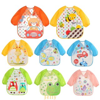 Jef Celemek Bayi Lengan Panjang dengan Bahan Tahan Air dan Jef Celemek Bayi Lengan Panjang dengan Bahan Tahan Air dan