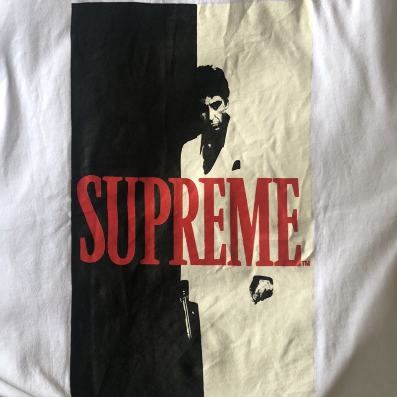 supreme scarface split tee premium quality (laundried)