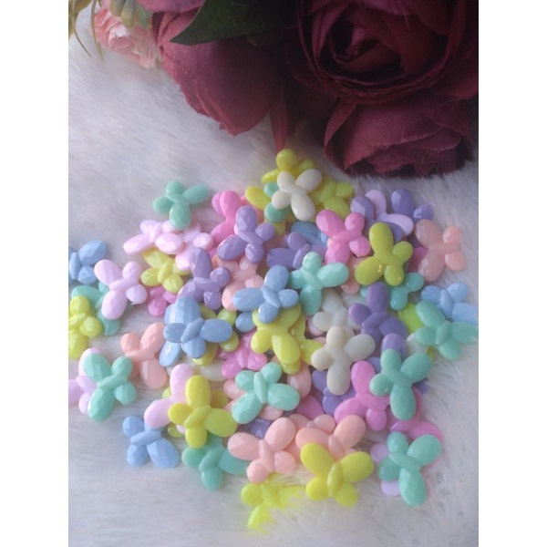 40 gram manik kupu bahan bros bahan strapmasker bahan konektor