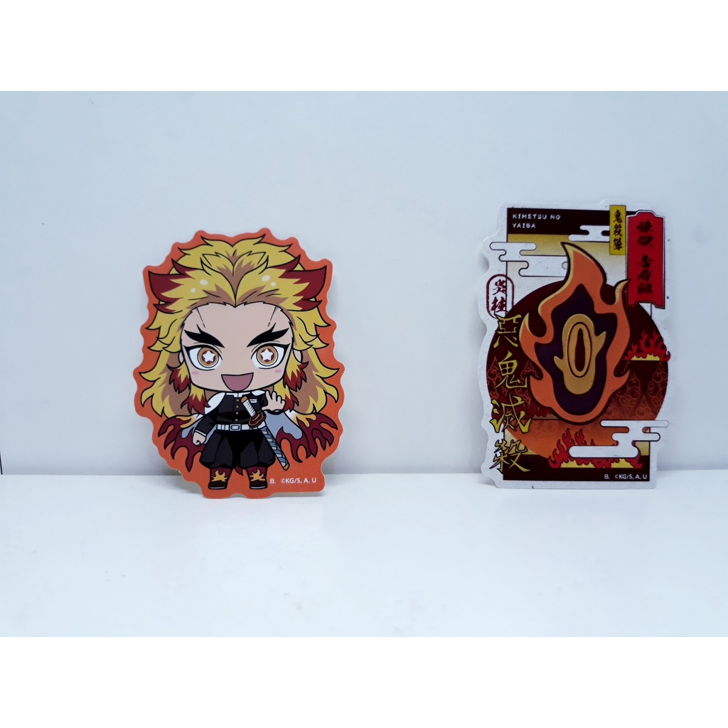 Sticker Kimetsu no Yaiba Rengoku Original Japan