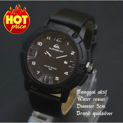 Jam Terkini Masa Kini Buat Kuliah Sekolah Kerja Waterpoof Jam Tangan Pria Quicksilver Bahan Kulit Shopee Indonesia