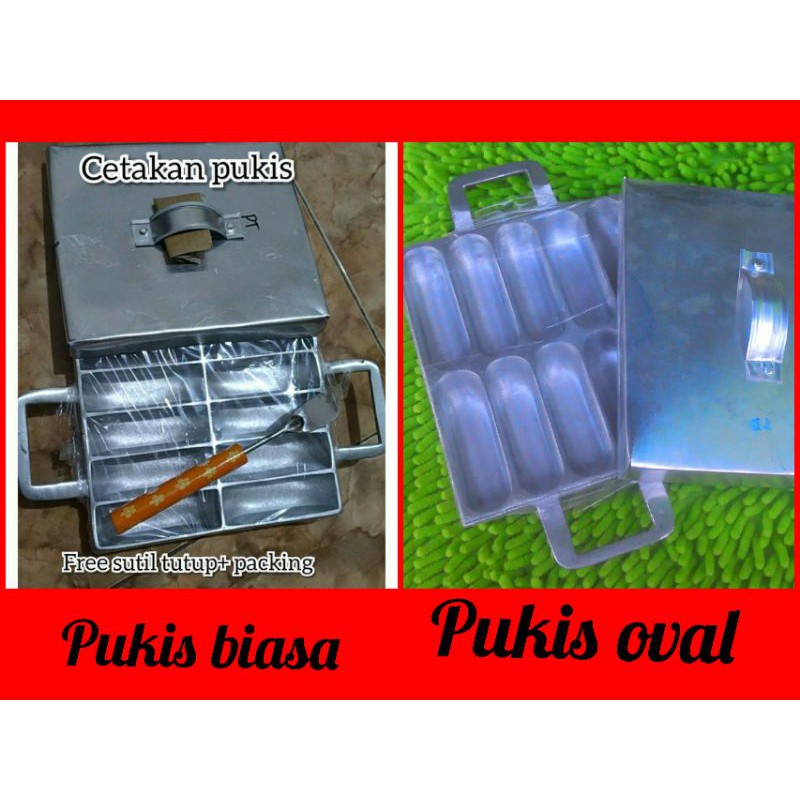 Cetakan pukis pancong cetakan kukis cetakan kukis 10 lubang Cetakan kue pukis Aluminium