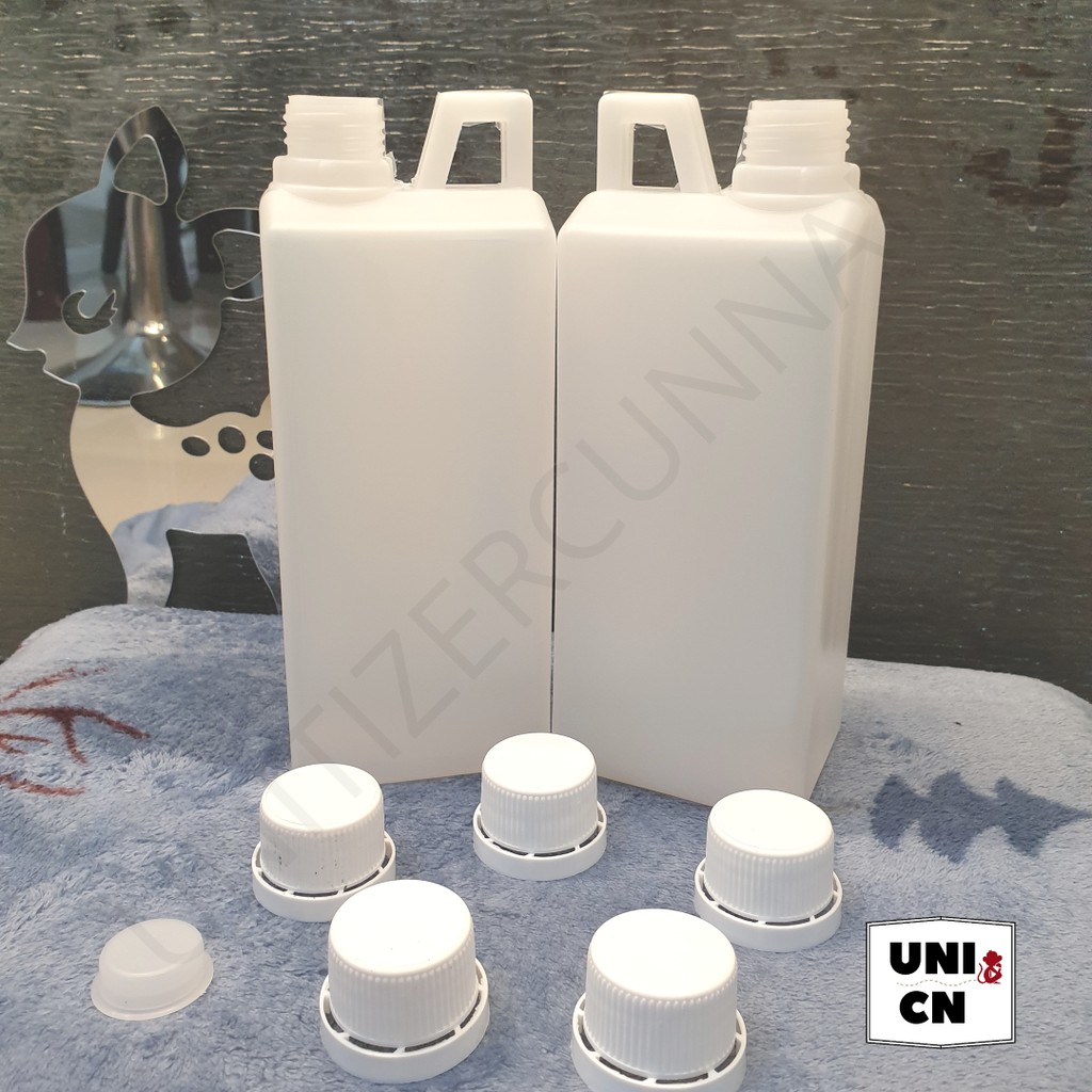 JERIGEN 1 Liter TUTUP SEGEL DIRIGEN MIN 12PCS BOTOL JERIGEN 1 Liter TUTUP SEGEL DIRIGEN MIN 12PCS BOTOL