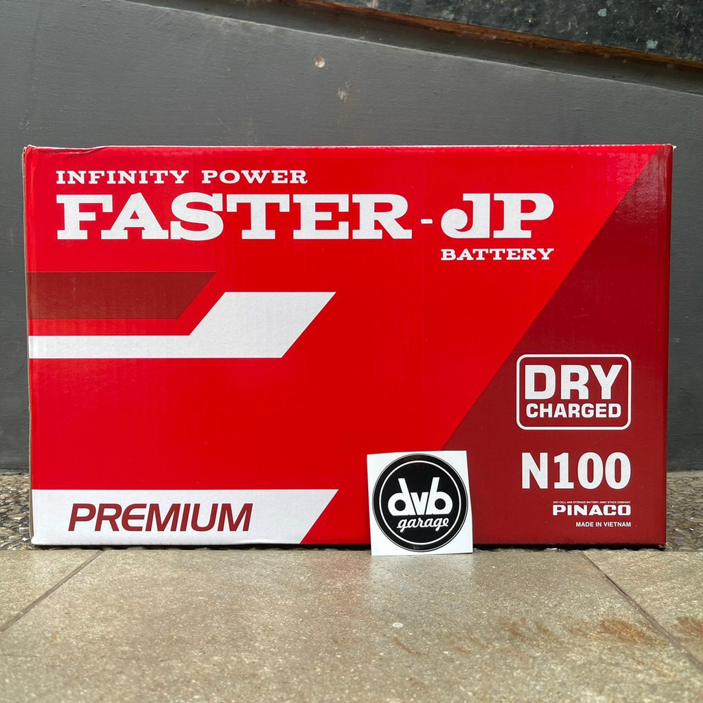 ACCU FASTER JP N100 12V 100AH - AKI BASAH BATERAI BATTERY
