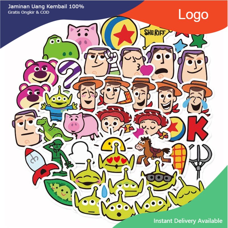 

(PROMO) 80pcs Stiker Gambar Toy Story untuk Laptop HP TUMBLER SEPEDA MOTOR HELM BOTOL MINUM