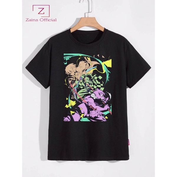 Kaos Oversize Trend Viral Distro Anime Demon Slayer manga Logo kimetsu no yaiba Baju Outfit Of The D
