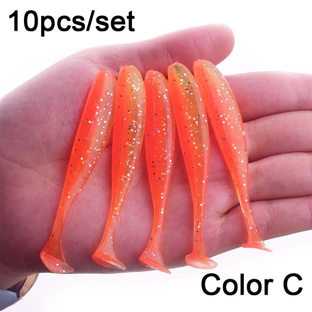 TOP 10pcs /lot Umpan Cacing Pancing Tahan Lama Buatan Warna Ganda Capuchin Maggot