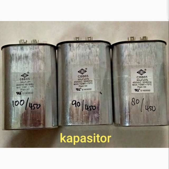 motor kapasitor capasitor CBB65 100uf 90uf 80uf 450V