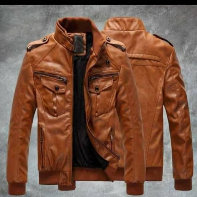

Jaket semi kulit kekinian