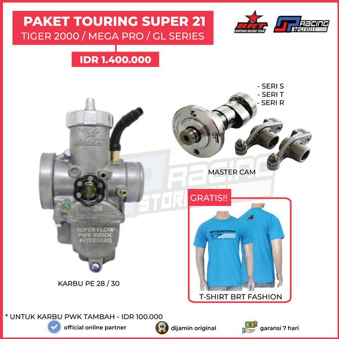Paket Touring 21 Tiger BRT - Karbu PE PWK - Master Cam RRA Segera Beli
