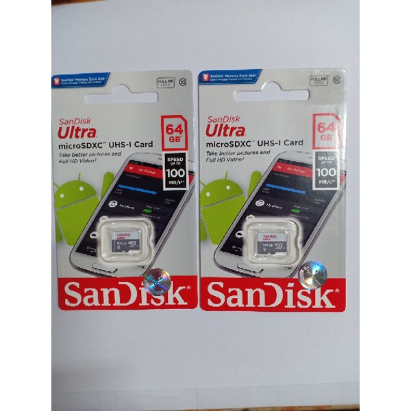 SanDisk Ultra micro SDXC 100MB/s - Class 10-64GB