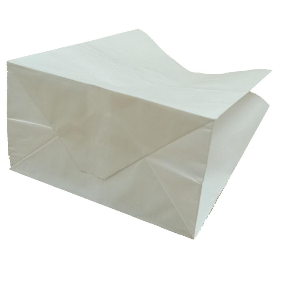 

KANTONG KERTAS , PAPER BAG WARNA PUTIH POLOS UKURAN M 100PCS