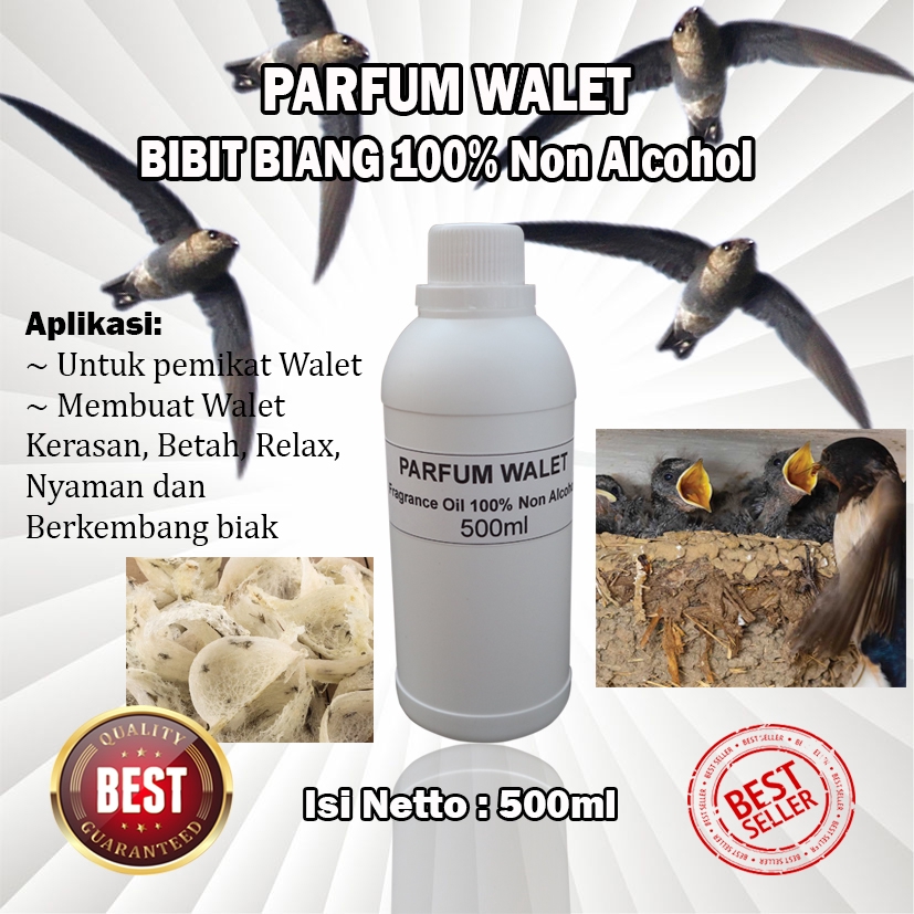 Parfum Walet / Pemikat Walet / Burung Walet / Biang Bibit Parfum Walet