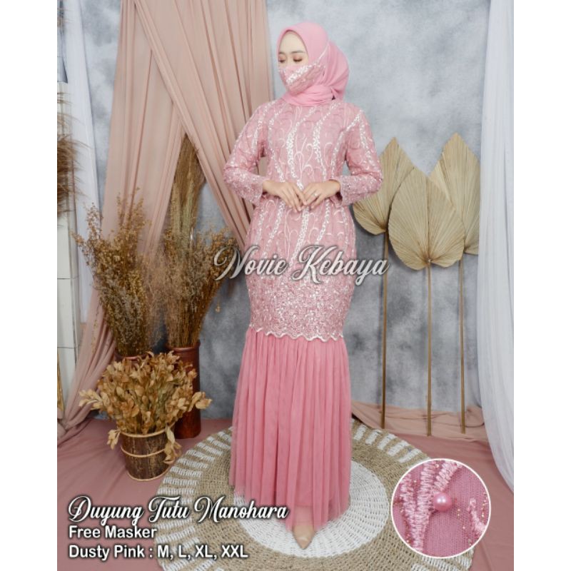 Gamis Kebaya Duyung tutu Manohara/Kebaya Modren/Kebaya Gamis/Kebaya Manohara/Baju Wisuda Terbaru2020