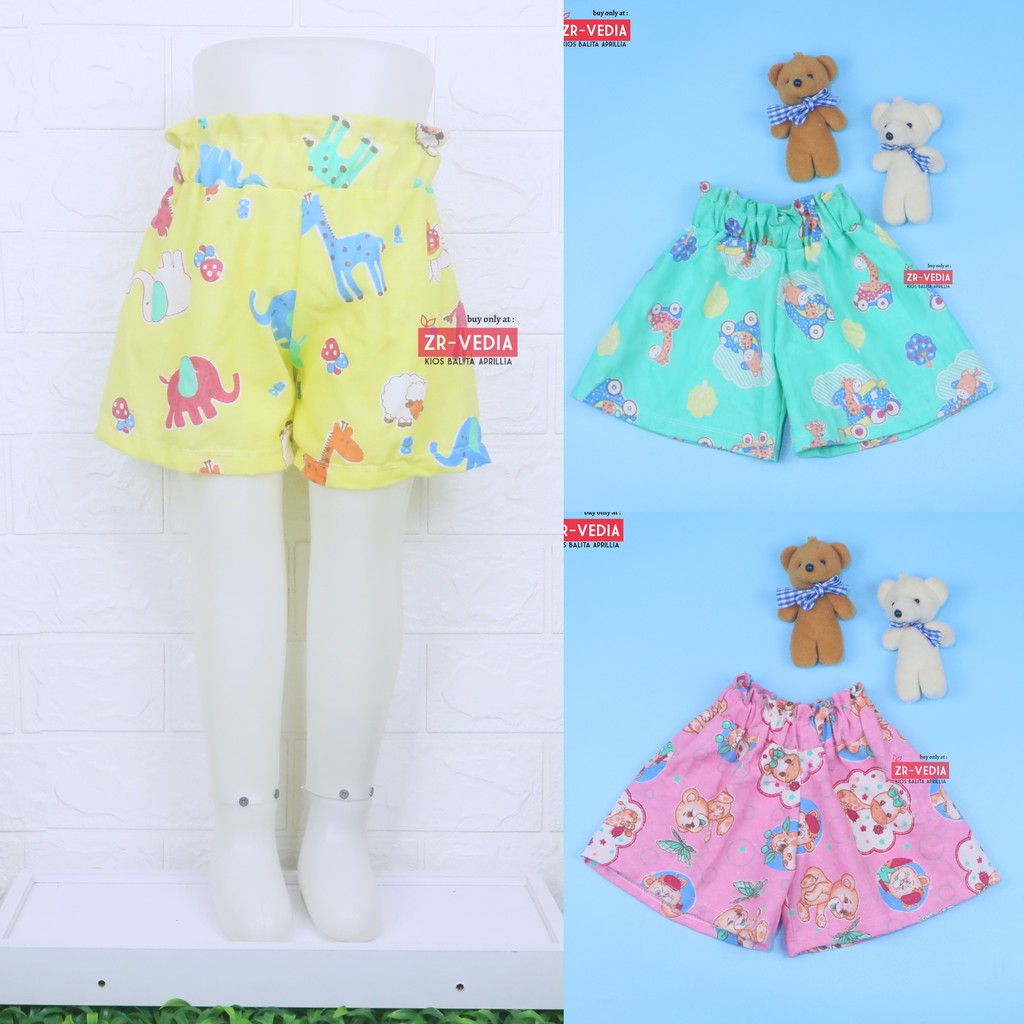 Candy Pants Uk 1-4 Tahun / Celana Short Anak Perempuan Cewek Grosir Adem Murah Balita Hot Mini Kids