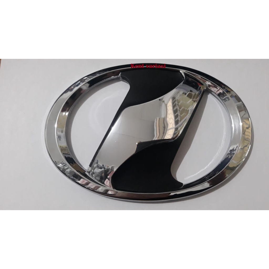 logo emblem depan toyota calya atau sigra warna chrome 15cm