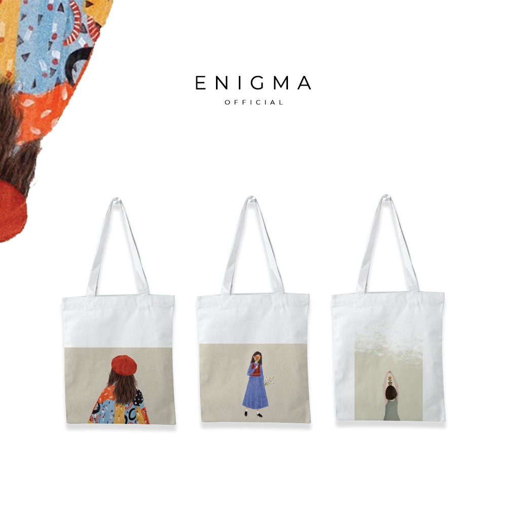 SALE TOTEBAG KANVAS ORIGINAL ENIGMA TOTEBAG KANVAS COLLECTION KOLS