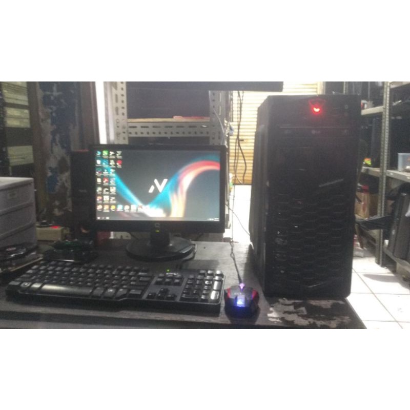 Komputer Pc Gaming/editing Rakitan Intel G fullset siap Pakai