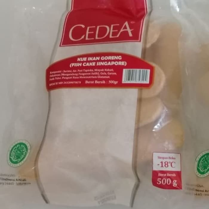 

CEDEA Fried Fish Cake Singapore 500 gram Kue Ikan Goreng