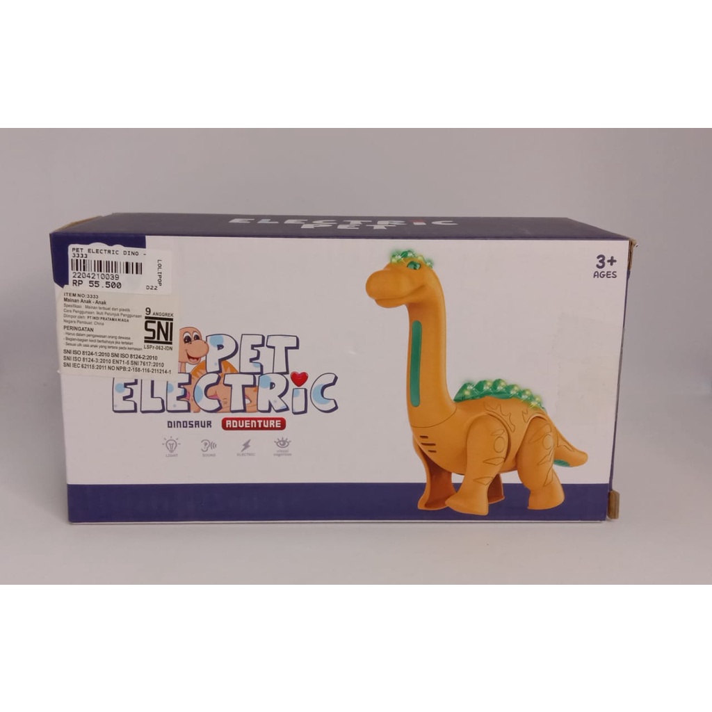 Mainan Anak Pet Electric Dino