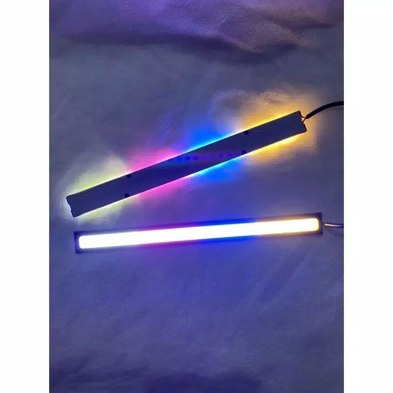 LAMPU LED DRL 17CM COB PLASMA 12VOLT COMBI 4 WARNA NEW UNIVERSA