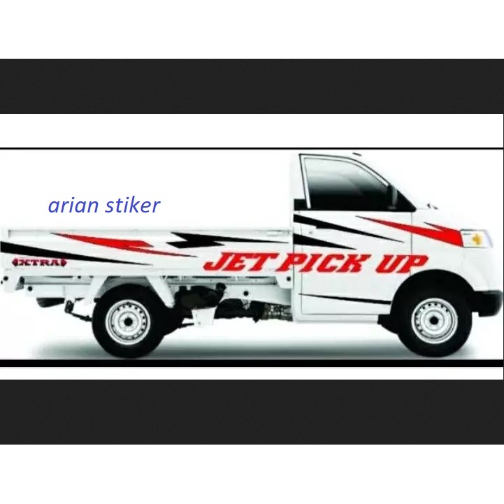 Stiker Cutting Mobil JET PICK UP Stiker Mobil Pick Up Apv Mega Carry Grandmax Carry L300 Terbaru Ter