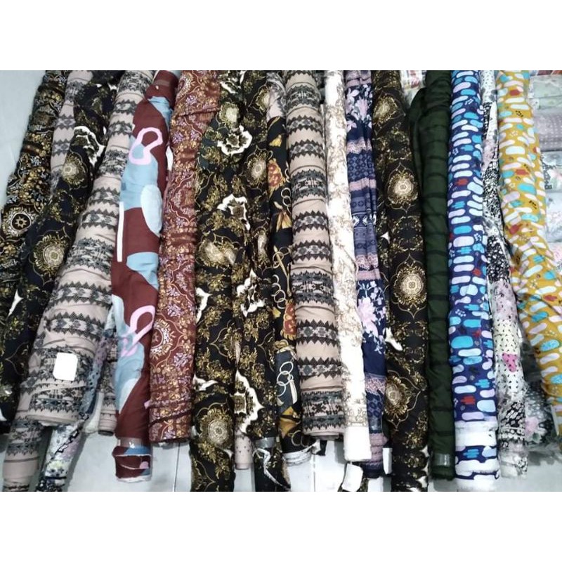 Kain Rayon kiloan lepas roll,istimewa