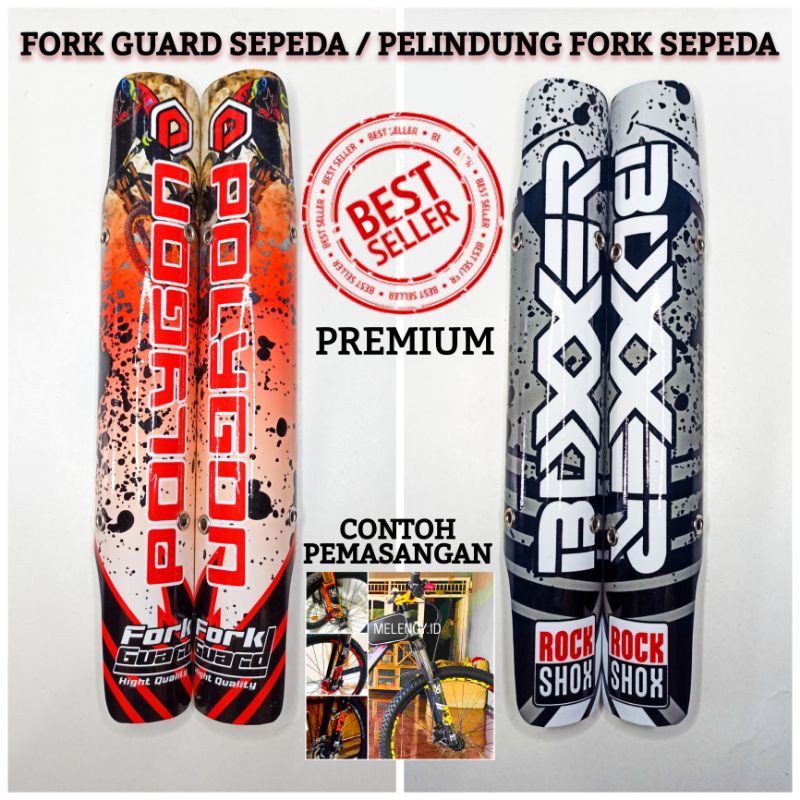 [ PROMO ] PELINDUNG FORK SEPEDA MTB POLYGON BOXXER / FORK GUARD SEPEDA MTB / PELINDUNG GARPU SEPEDA 