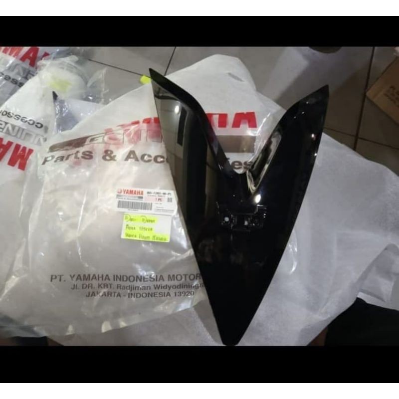 COVER DASI TAMENG DEPAN AEROX 155 VVA WARNA HITAM P5 YAMAHA