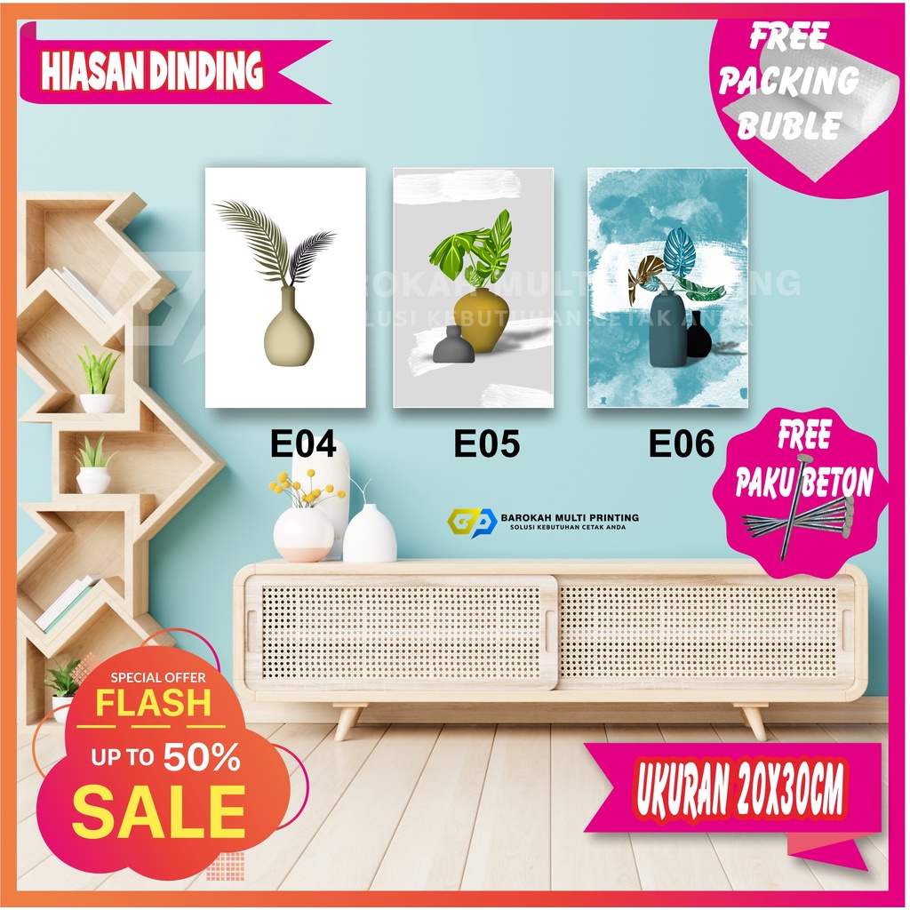 Hiasan Kamar Monstera Walldecor Daun